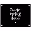 Quotes - Zonnetje, wijntje & kletsen - Tekst - Wijn - Zomer tuinposter los doek klein -3d