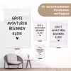 Quotes - Spreuken - Grote avonturen beginnen klein tuinposter los doek klein -Xsfeer9_DE