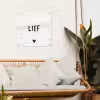Quotes - Lief - Spreuken tuinposter los doek klein -sfeer7