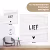 Quotes - Lief - Spreuken tuinposter los doek klein -Xsfeer9_DE