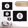 Quotes - Tekst - Oh happy day - Geluk tuinposter los doek klein -Xsfeer9_DE