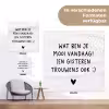 Quotes - Wat ben je mooi vandaag - Spreuken tuinposter los doek klein -Xsfeer9_DE