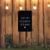 Quotes - Thuis is het plekje waar de liefde woont - Spreuken tuinposter los doek klein -sfeer1