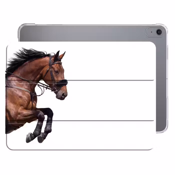 iPad-Hülle - Pferd - Springen - Modern