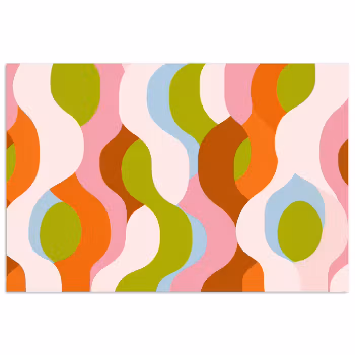 Poster - Abstrakt - Formen - Rosa