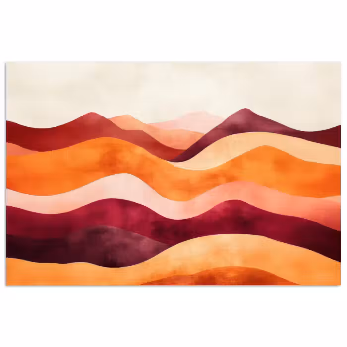 Poster - Abstrakt - Landschaft - Wellen