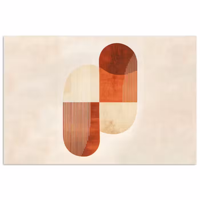 Poster - Bögen - Beige - Formen