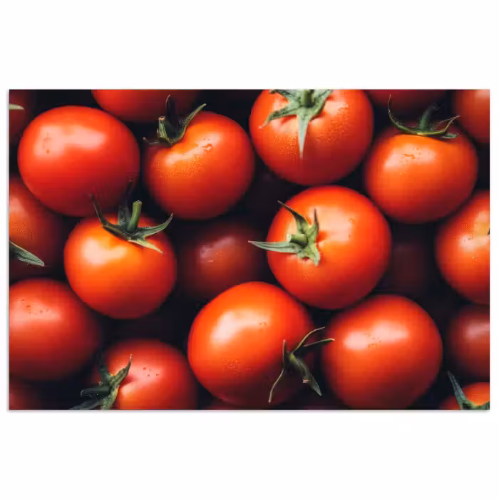 Poster - Gemüse - Rot - Tomaten