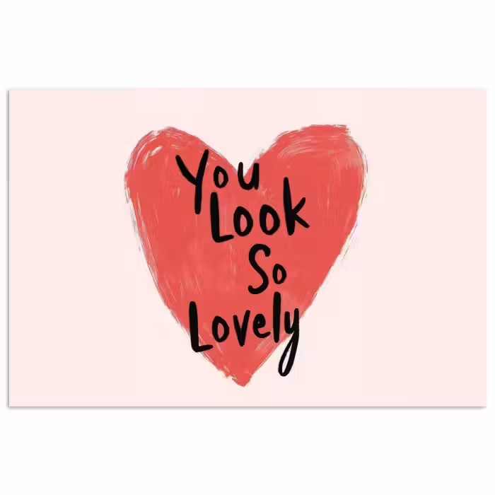 Poster - Herz - Rot - Valentinstag
