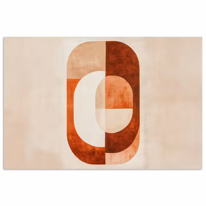 Poster - Illustration - Abstrakt - Formen - Rot