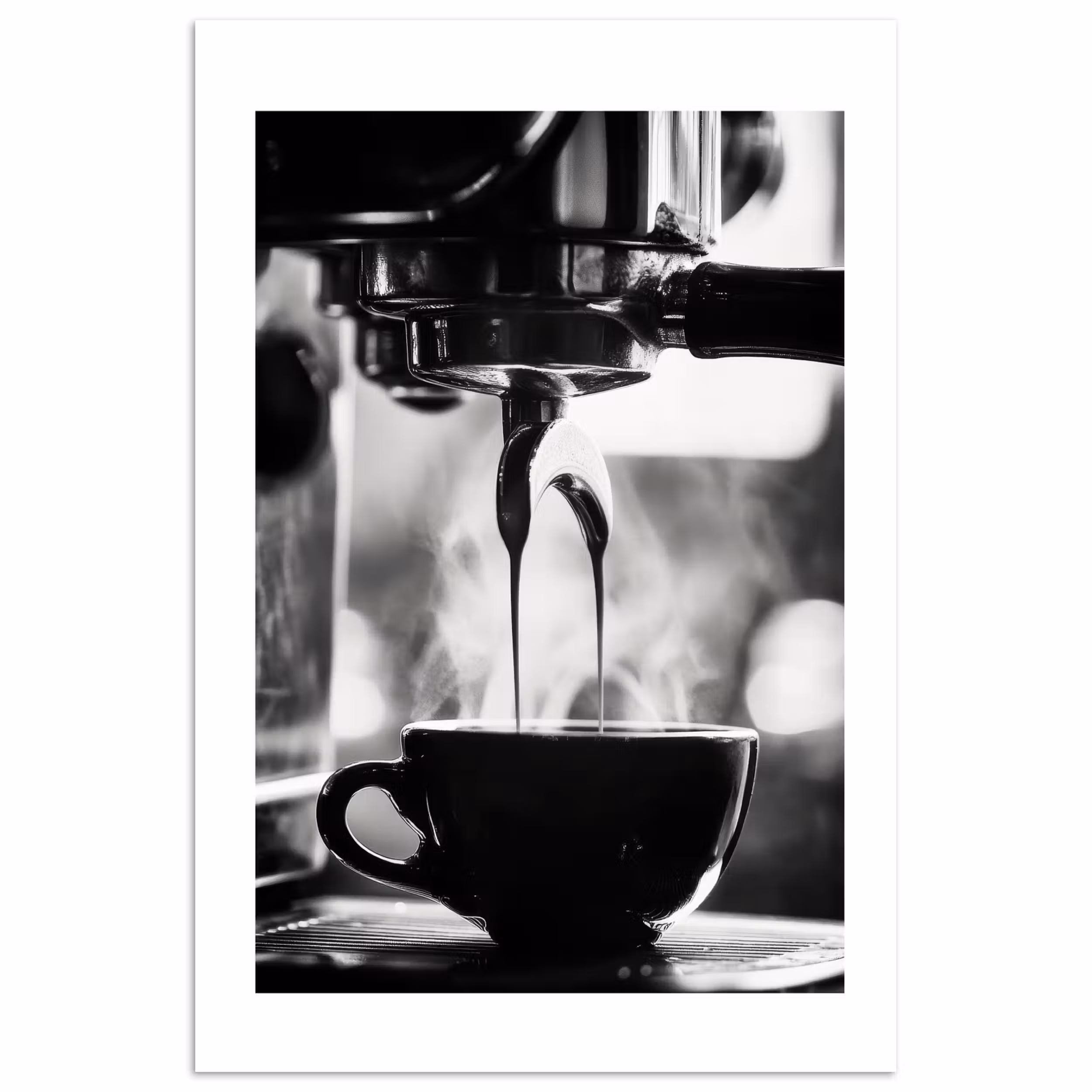Poster - Kaffee - Espresso - Kaffeemaschine - Tasse