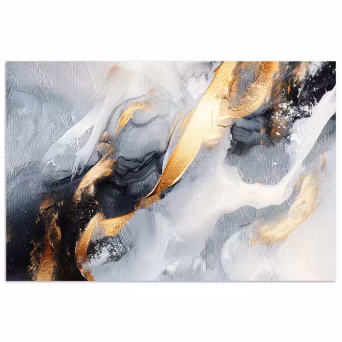 Poster - Kunst - Gold - Luxus - Abstrakt - Modern