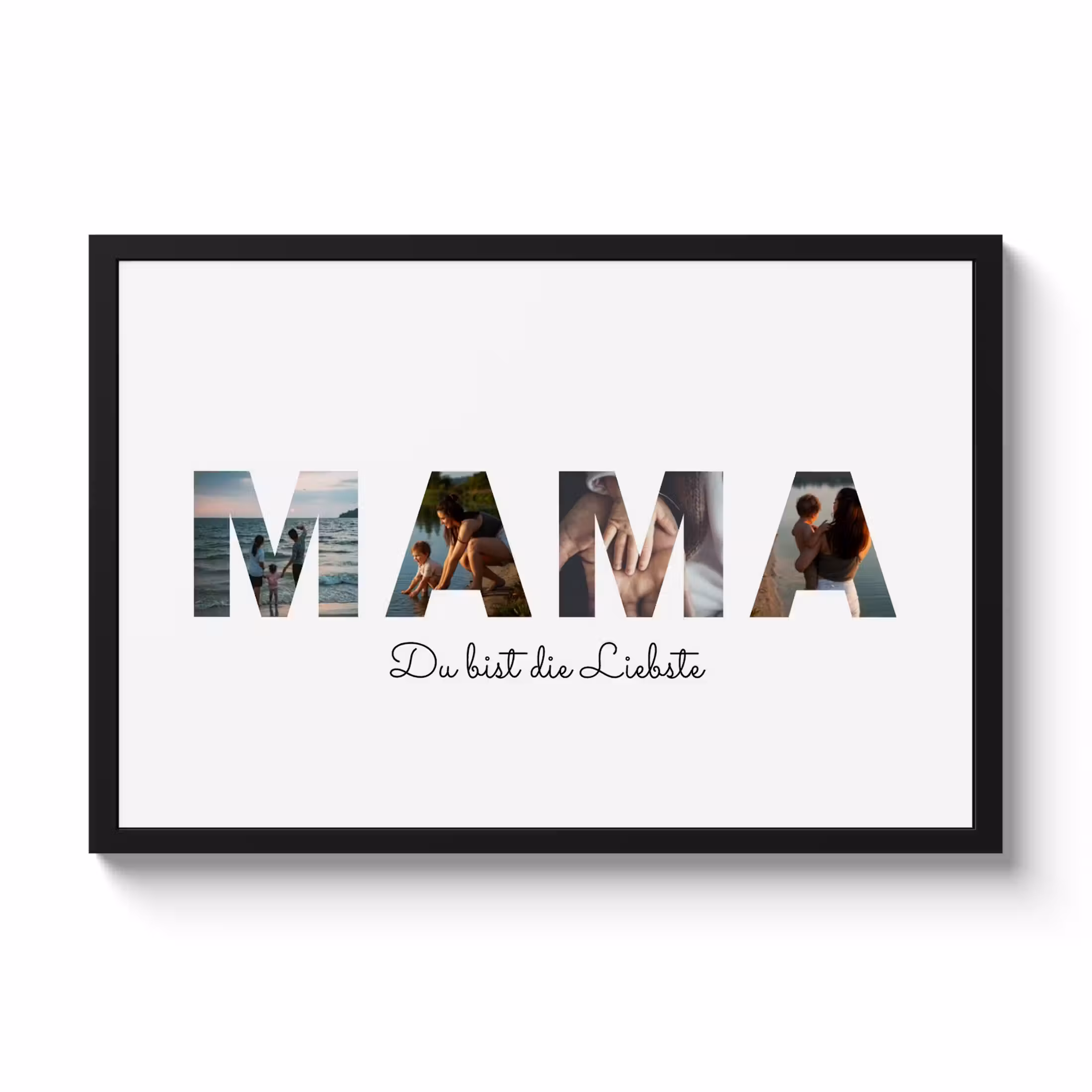 Poster mit Rahmen - Mama