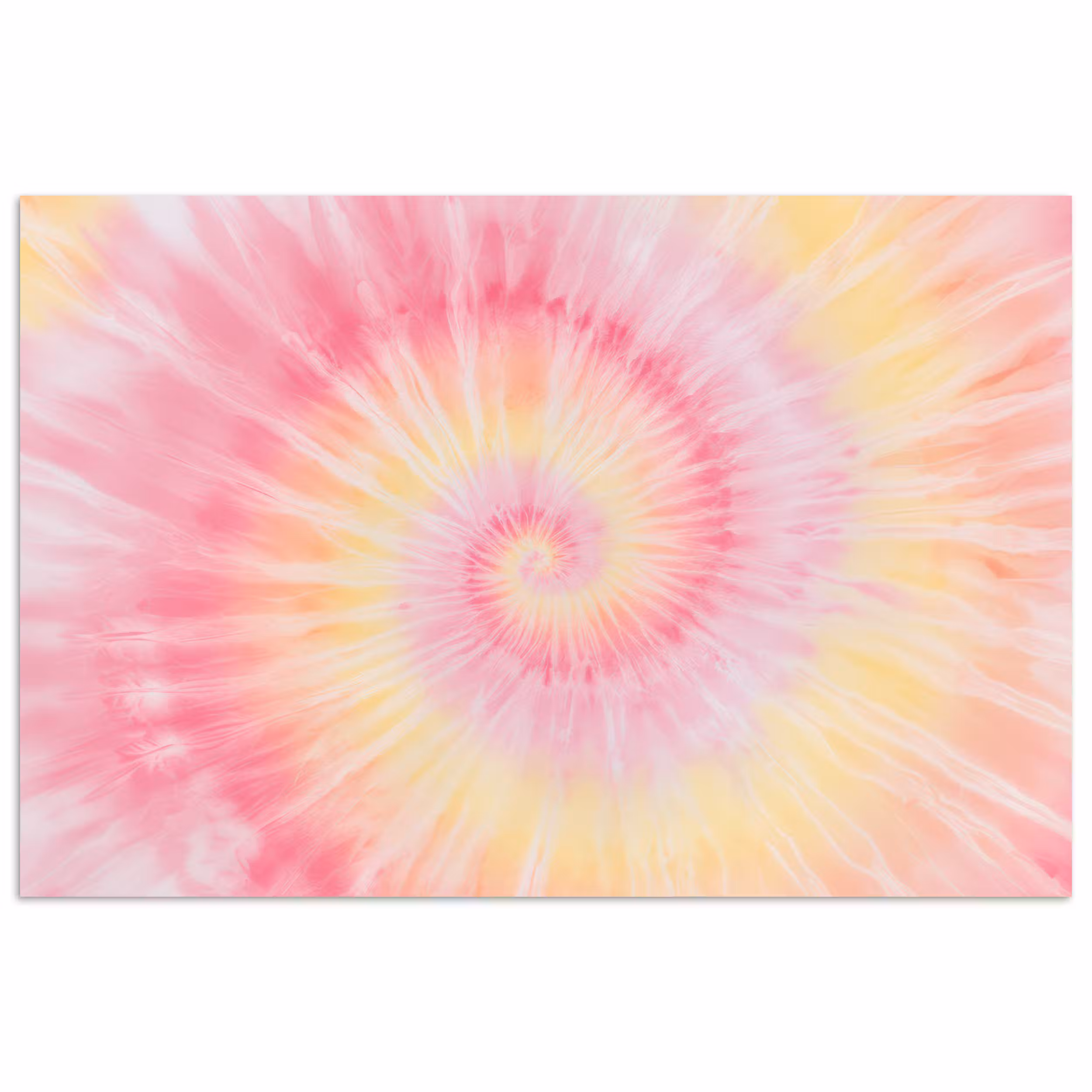 Poster - Muster - Tie Dye - Pastelltöne - Rosa