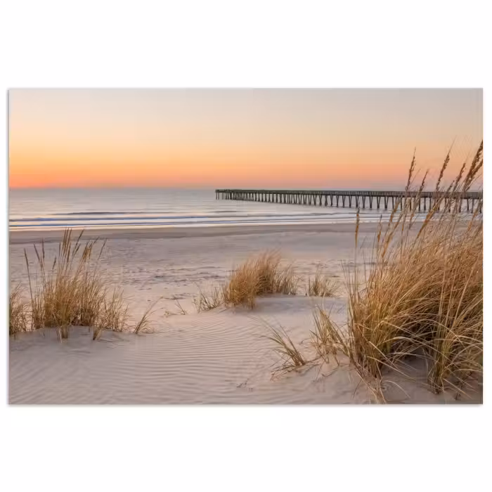 Poster - Pier - Sonnenuntergang - Strand
