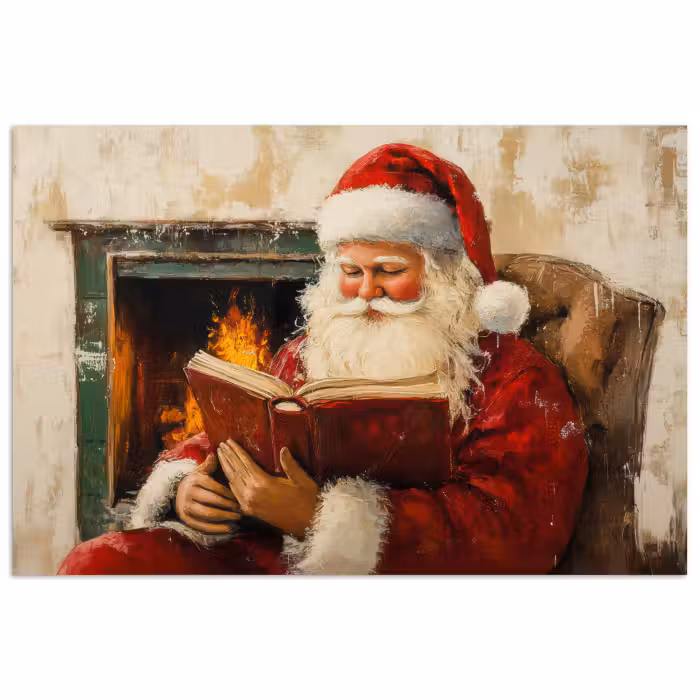 Poster - Weihnachten - Weihnachtsmann - Winter - Open Fireside