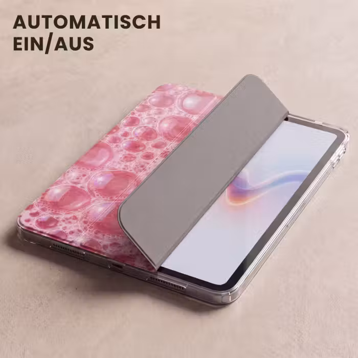 iPad-Hülle - Rosa - Schaum - Seifenblasen