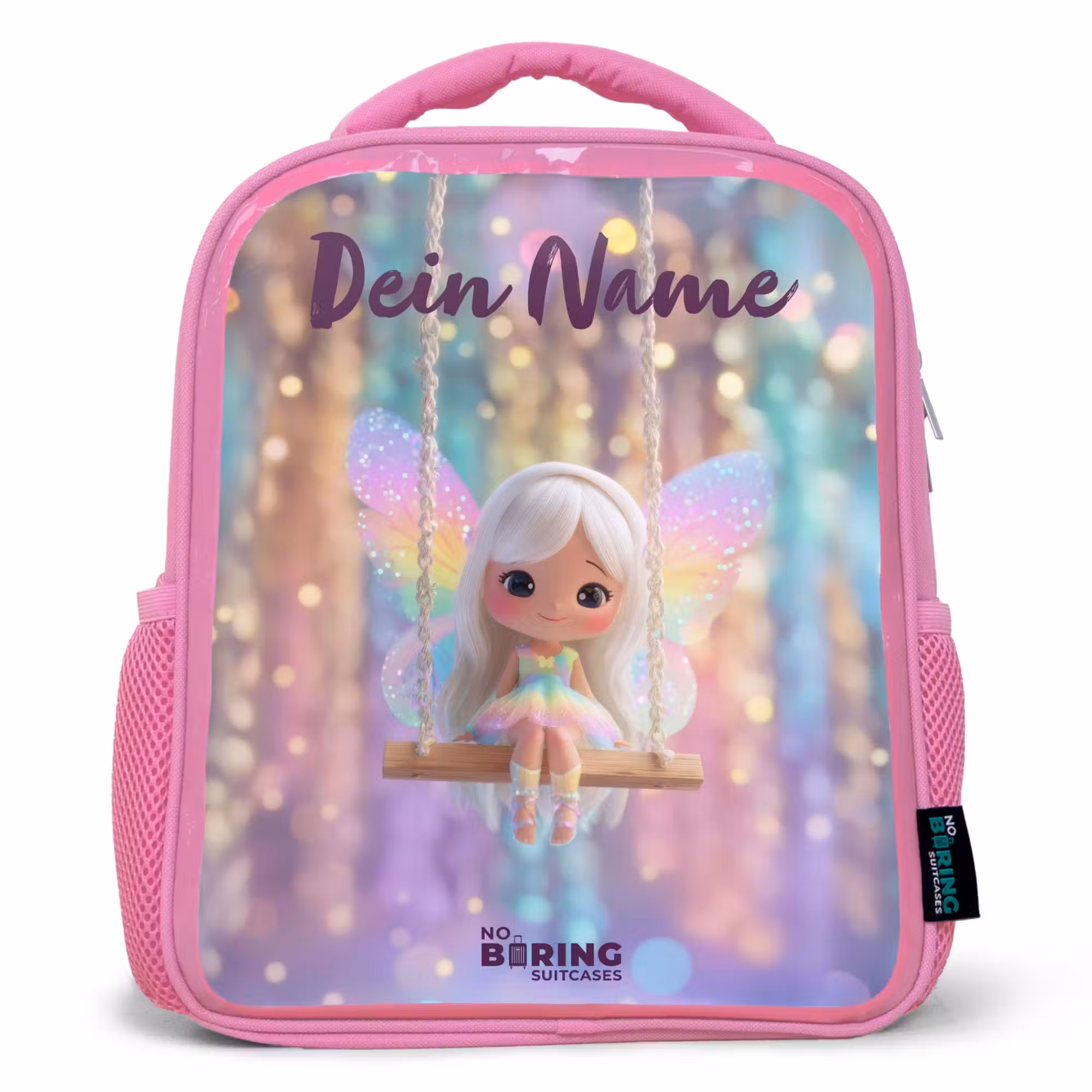 Rucksack Kind - Rosa - Fee - Elf - Regenbogen