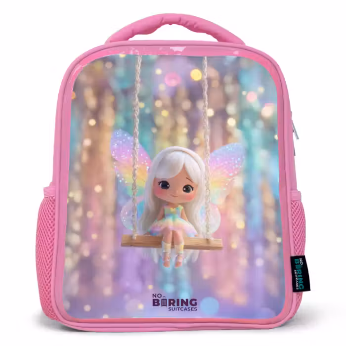 Rucksack Kind - Rosa - Fee - Elf - Regenbogen
