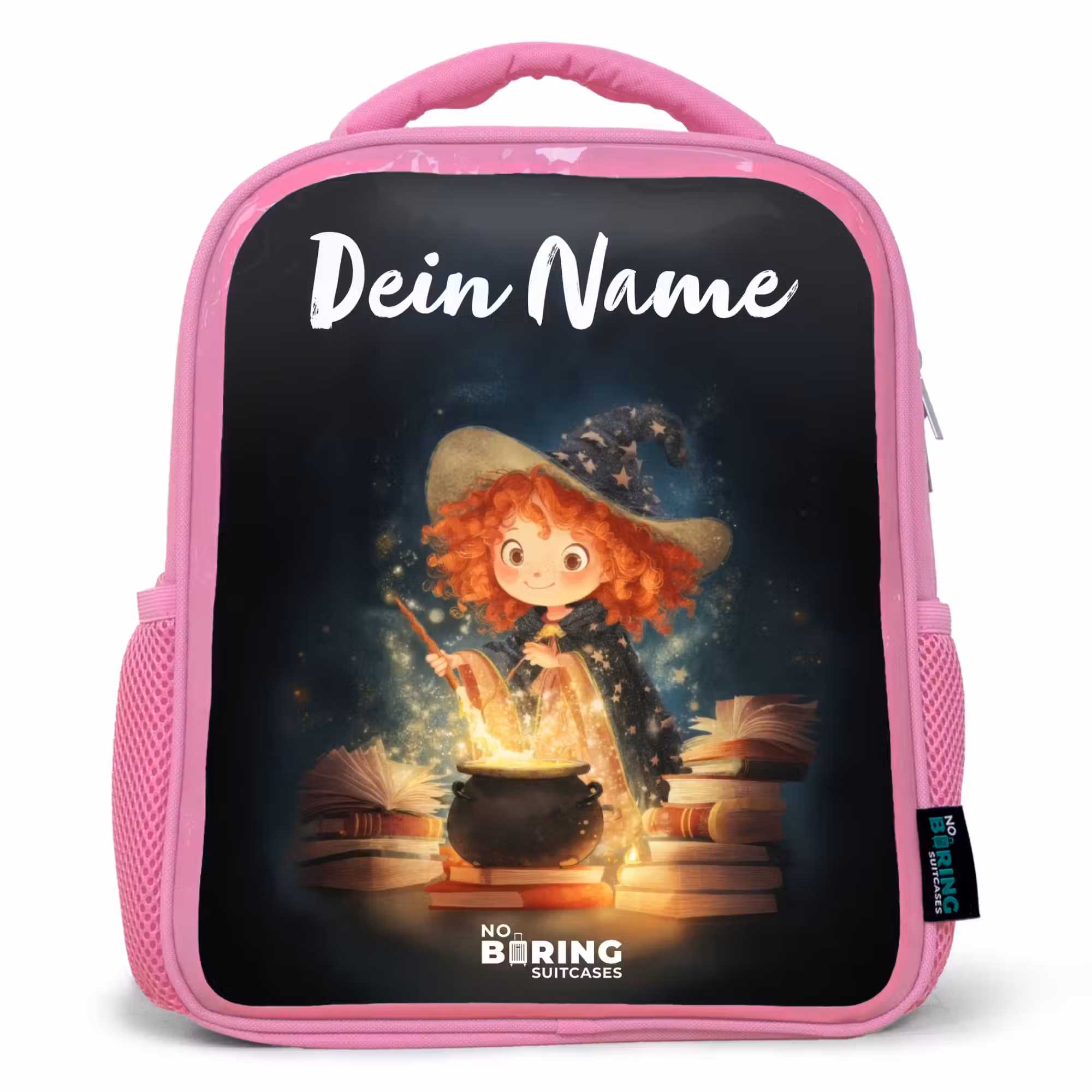 Rucksack Kind - Rosa - Hexe mit funkelndem Trank