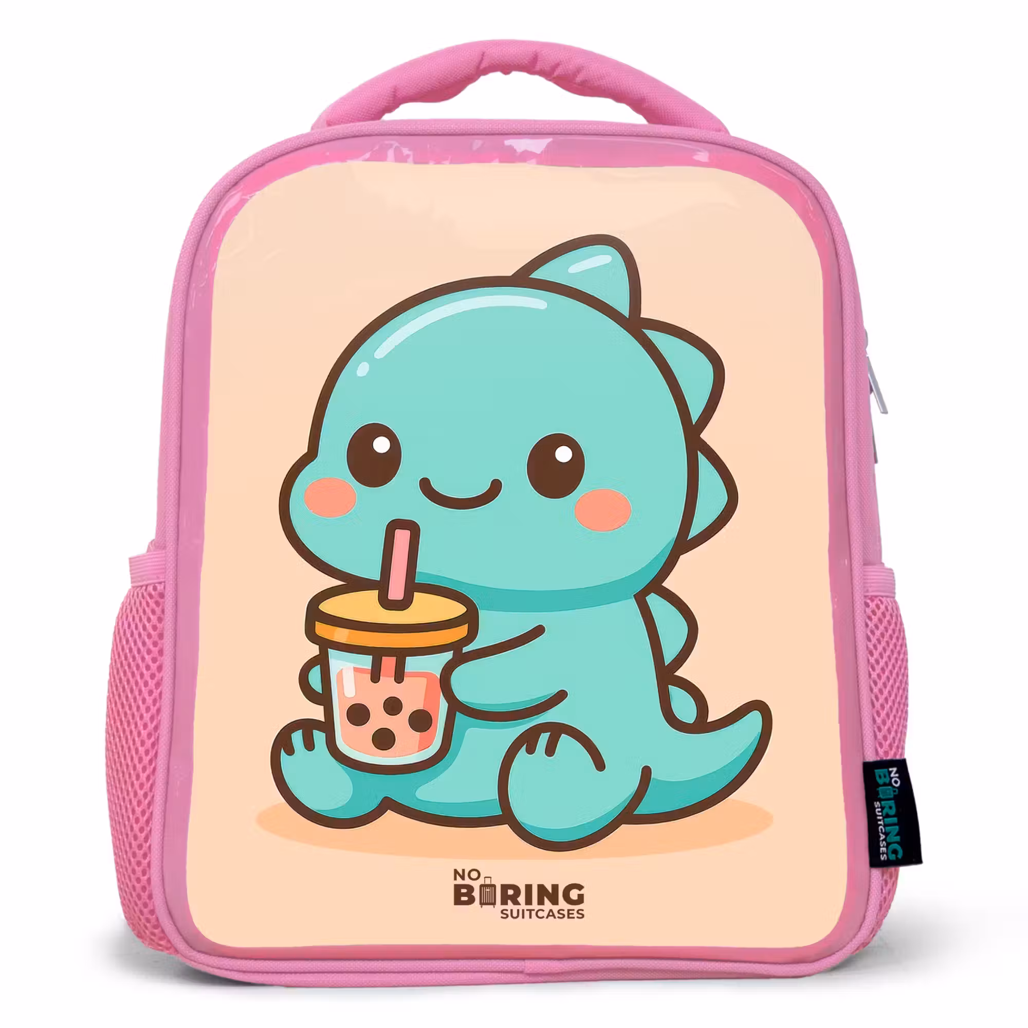 Rucksack Kind - Rosa - Kawai - Dino - Bubbletea