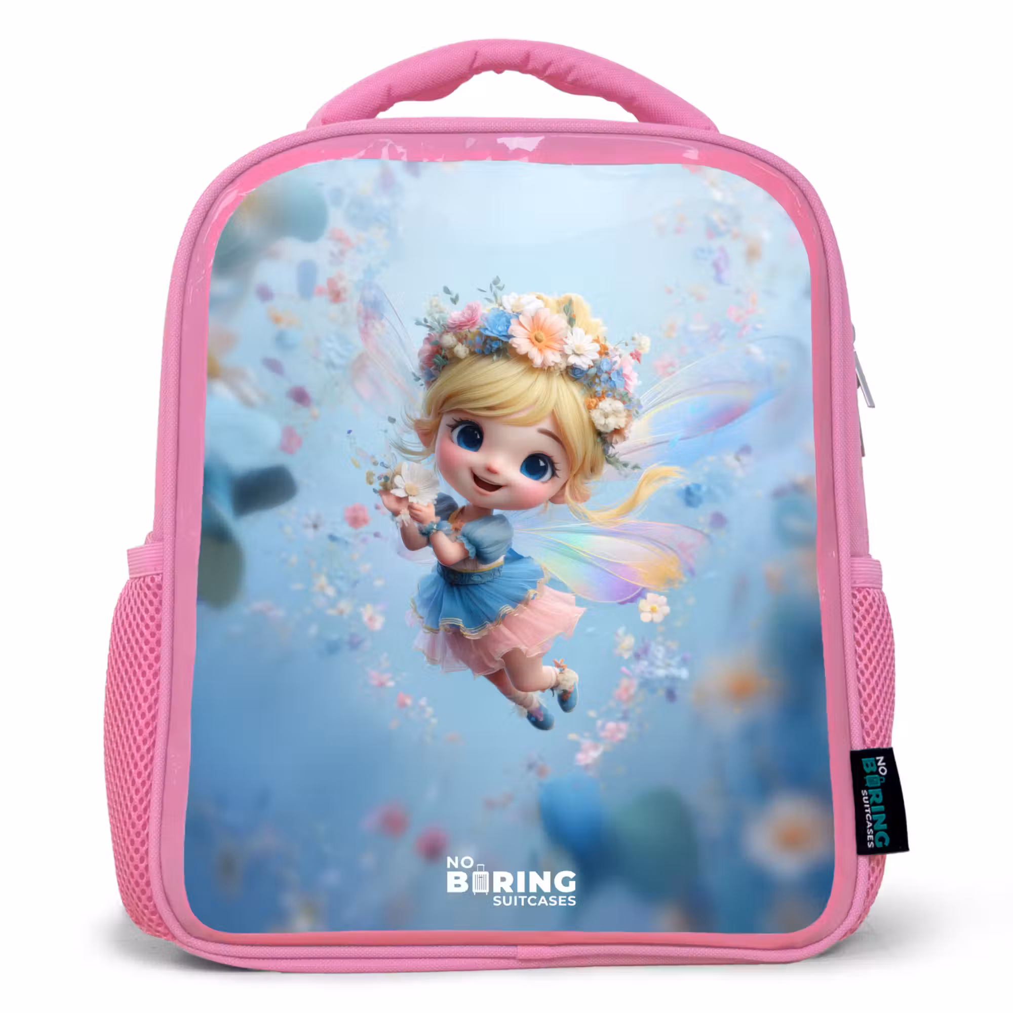 Rucksack Kind - Rosa - Schmetterling Fee in Flower Air