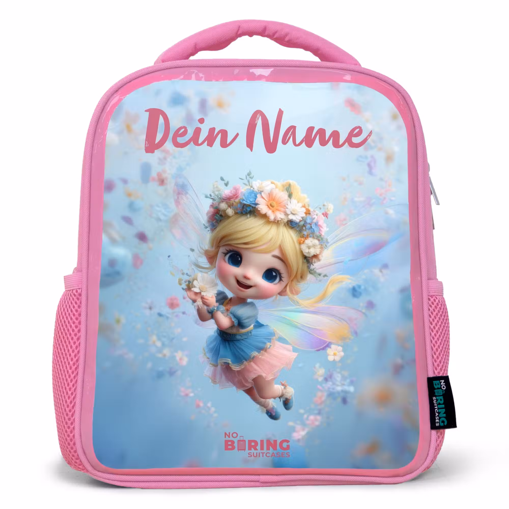 Rucksack Kind - Rosa - Schmetterling Fee in Flower Air