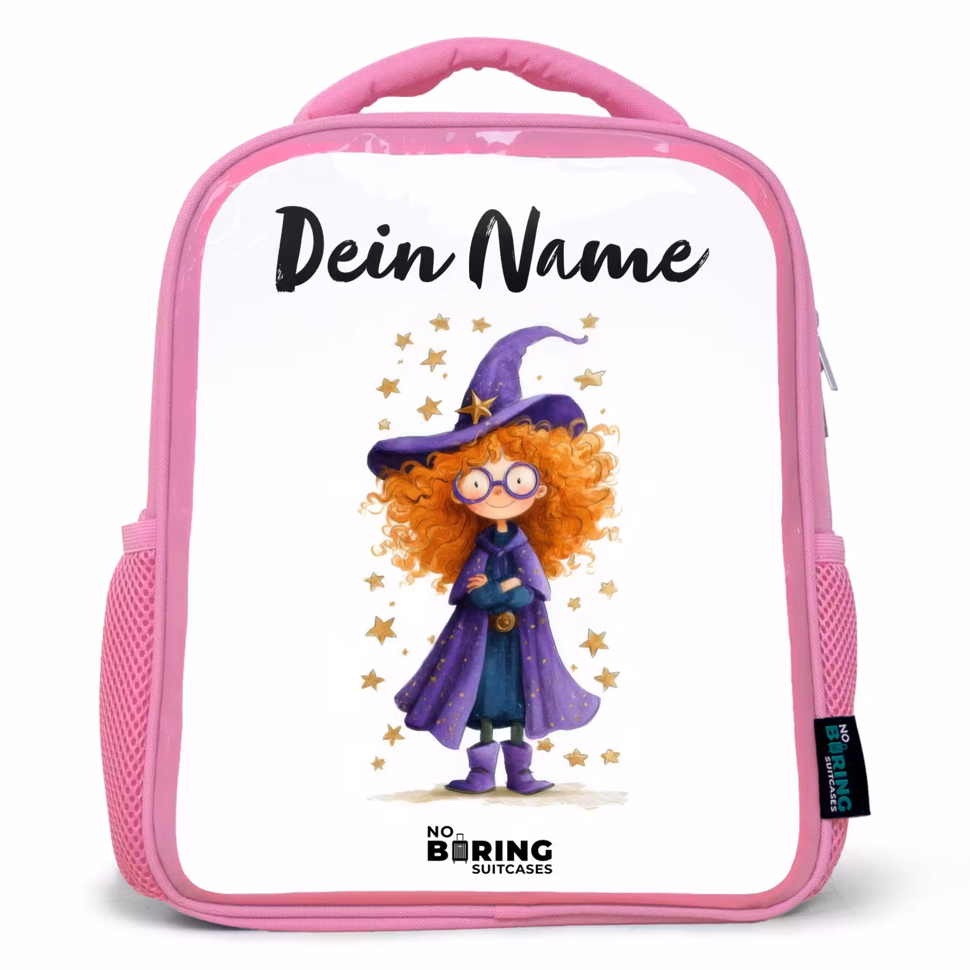 Rucksack Kind - Rosa - Sternenzauber mit Locken