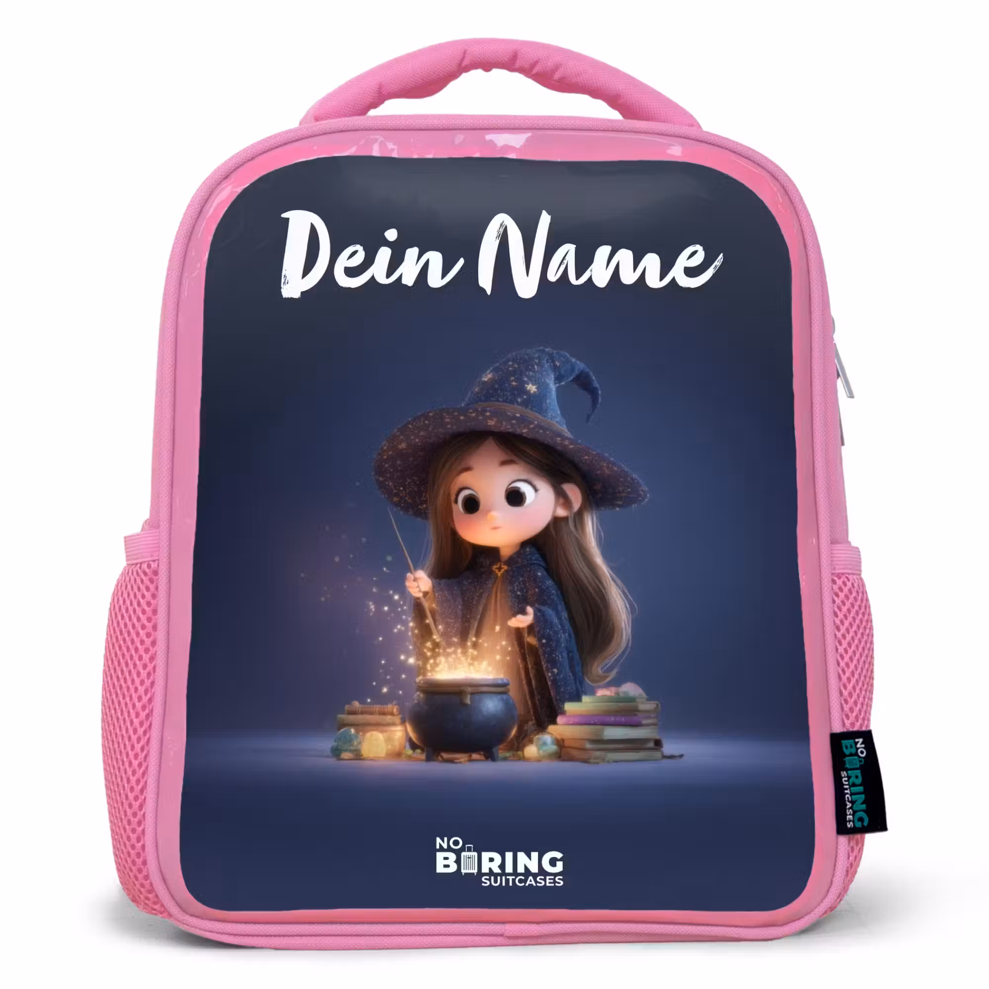 Rucksack Kind - Rosa - Verwunschenes Mädchen mit Kessel