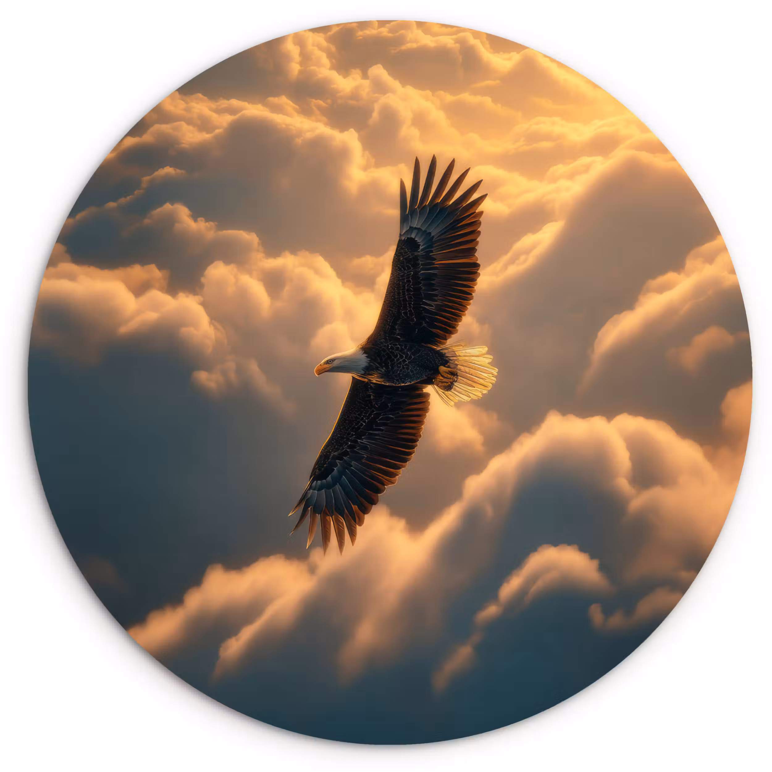 Forexbild Rund - Adler - Wolken - Sonne
