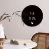 Carpe diem - Spreuken - Pluk de dag - Quotes Wandcirkel kunststof plaat 5mm dik klein -sfeer4