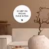 Een speciaal plekje in mijn hart - Spreuken - Quotes Wandcirkel kunststof plaat 5mm dik klein -sfeer1