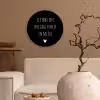 Een speciaal plekje in mijn hart - Quotes - Spreuken Wandcirkel kunststof plaat 5mm dik klein -sfeer1
