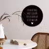 Spreuken - Ik heb het nog nooit gedaan dus - Quotes Wandcirkel kunststof plaat 5mm dik klein -sfeer4