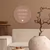 Spreuken - Liefde maakt van een huis een thuis - Quotes Wandcirkel kunststof plaat 5mm dik klein -sfeer1