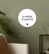 Spreuken - Zo moeder zo dochter - Quotes - Mama - Dochter Wandcirkel kunststof plaat 5mm dik klein -sfeer3