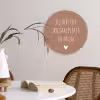 Spreuken - Quotes - Jij hebt een speciaal plekje in mijn hart Wandcirkel kunststof plaat 5mm dik klein -sfeer4