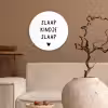 Spreuken - Quotes - Slaap kindje slaap Wandcirkel kunststof plaat 5mm dik klein -sfeer1