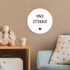 Ons stekkie - Quotes - Spreuken Wandcirkel kunststof plaat 5mm dik klein -tsfeer1_kind