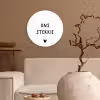 Ons stekkie - Spreuken - Quotes Wandcirkel kunststof plaat 5mm dik klein -sfeer1
