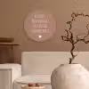 Wat ben je mooi vandaag - Spreuken - Quotes Wandcirkel kunststof plaat 5mm dik klein -sfeer1