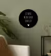Quotes - Jij bent mijn liever dan lief - Spreuken Wandcirkel kunststof plaat 5mm dik klein -sfeer3