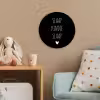 Quotes - Slaap kindje slaap - Spreuken Wandcirkel kunststof plaat 5mm dik klein -tsfeer1_kind