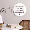 Quotes - Zing vecht huil bid lach werk en bewonder - Spreuken - Ramses Shaffy Wandcirkel kunststof plaat 5mm dik klein -sfeer4
