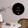 Carpe diem - Spreuken - Pluk de dag - Quotes Wandcirkel behangsticker klein -sfeer3