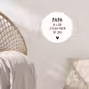 Papa - Spreuken - Stef Bos - Papa ik lijk steeds meer op jou - Quotes Wandcirkel behangsticker klein -sfeer4