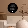 Herinner je gisteren droom over morgen geniet vandaag - Spreuken - Quotes Wandcirkel behangsticker klein -sfeer1