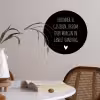 Herinner je gisteren droom over morgen geniet vandaag - Spreuken - Quotes Wandcirkel behangsticker klein -sfeer3