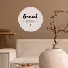 Geniet, meer niet - Quotes - Tekst - Genieten Wandcirkel behangsticker klein -sfeer1
