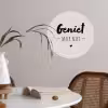 Geniet, meer niet - Quotes - Tekst - Genieten Wandcirkel behangsticker klein -sfeer3